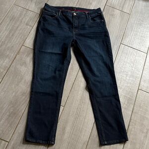 White House Black Market Dark Blue Skinny Jeans